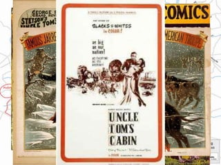 Bangsa yang terpecah Secara politik, tahun 1850 bisa digambarkan sebagai suatu era yang gagal, karena isu perbudakan tidak dapat diselesaikan. Ditambah dengan munculnya Uncle’s Tom Cabin yang membawa banyak perubahan. Meningkatnya arus pemilik budak maupun anti perbudakan membawa arah pergolakan menjadi semakin runcing, ditambah keputusan MA mengenai Dred Scott. (membatalkan usaha kongres untuk mengatasi perbudakan) Uncle’s Tom Cabin 