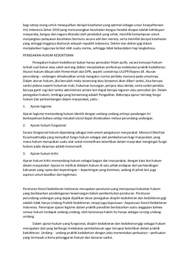 Peran Komite Medik Dan Hukum