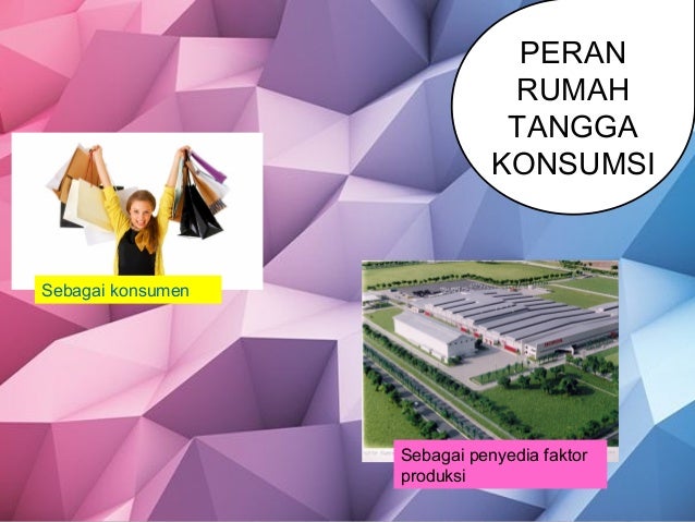 Peran konsumen dan produsen
