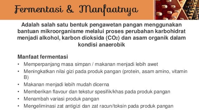 Peran Mikroorganisme Dalam Fermentasi