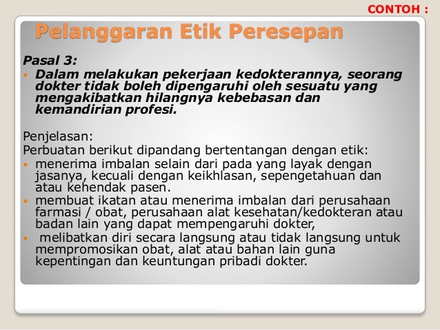 PERAN MKEK DALAM PRAKTIK KEDOKTERAN