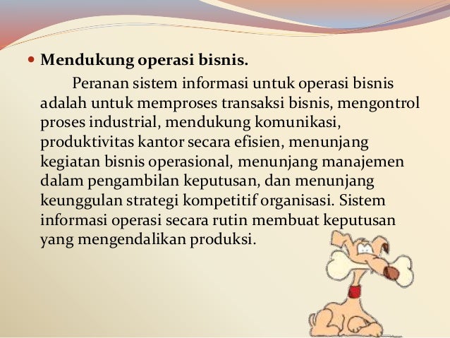 Peran sistem informasi manajemen pada perusahaan
