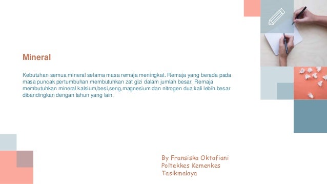 Peran Zat Gizi Pada Remaja
