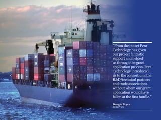 Pera Technology case study and testimonials | PDF