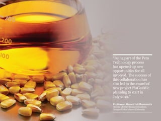 Pera Technology case study and testimonials | PDF