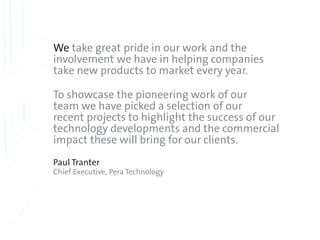 Pera Technology case study and testimonials | PDF