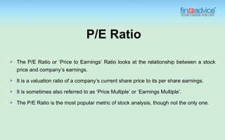 P/E Ratio | PPT