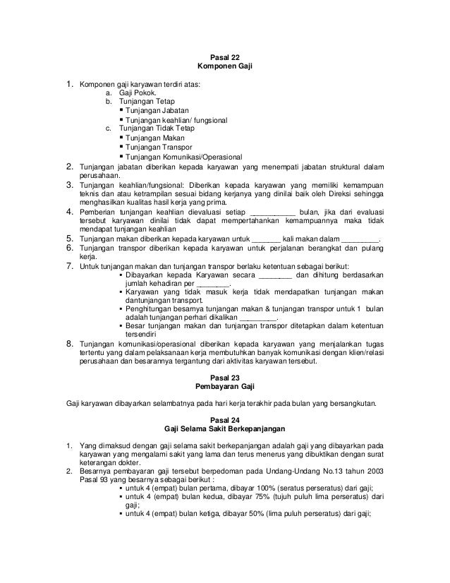contoh peraturan perusahaan 8 638