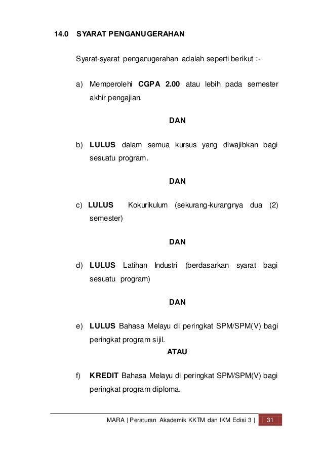 Peraturan Akademik