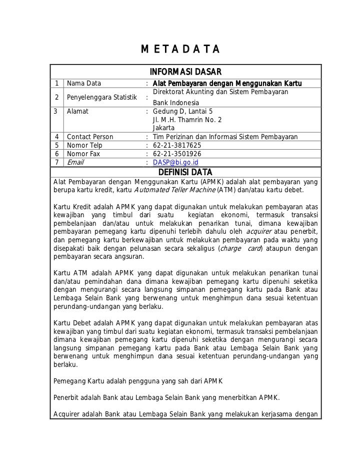 Peraturan bank indonesia (pbi) tentang alat pembayaran 