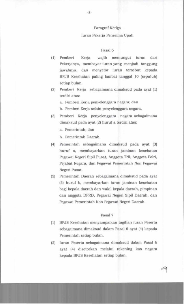 Peraturan bpjs kesehatan no 2 tahun 2016 tentang tata cara ...