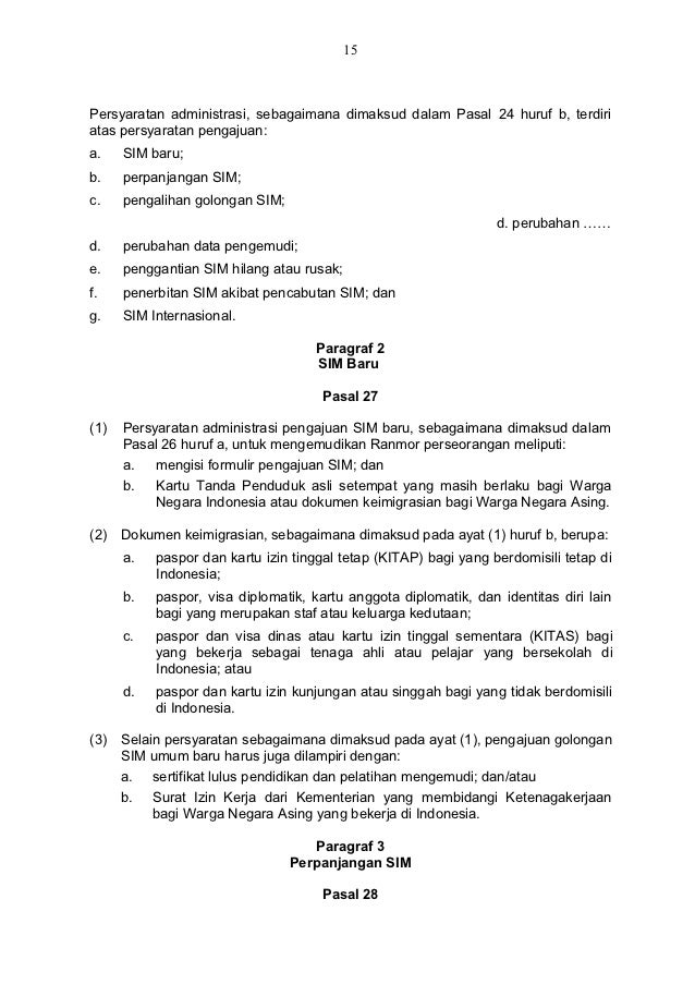 Contoh Surat Permohonan Pembuatan Sim Kolektif Bagikan Contoh