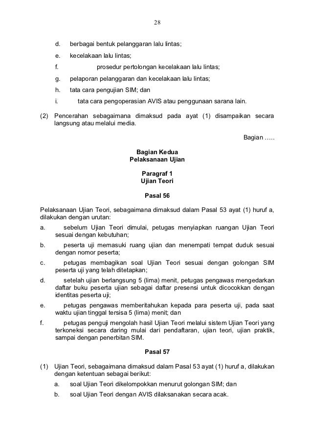 Peraturan kapolri no 9 thn 2012 ttg regident pengemudi Peraturan kapolri no 9 thn 2012 ttg regident pengemudi