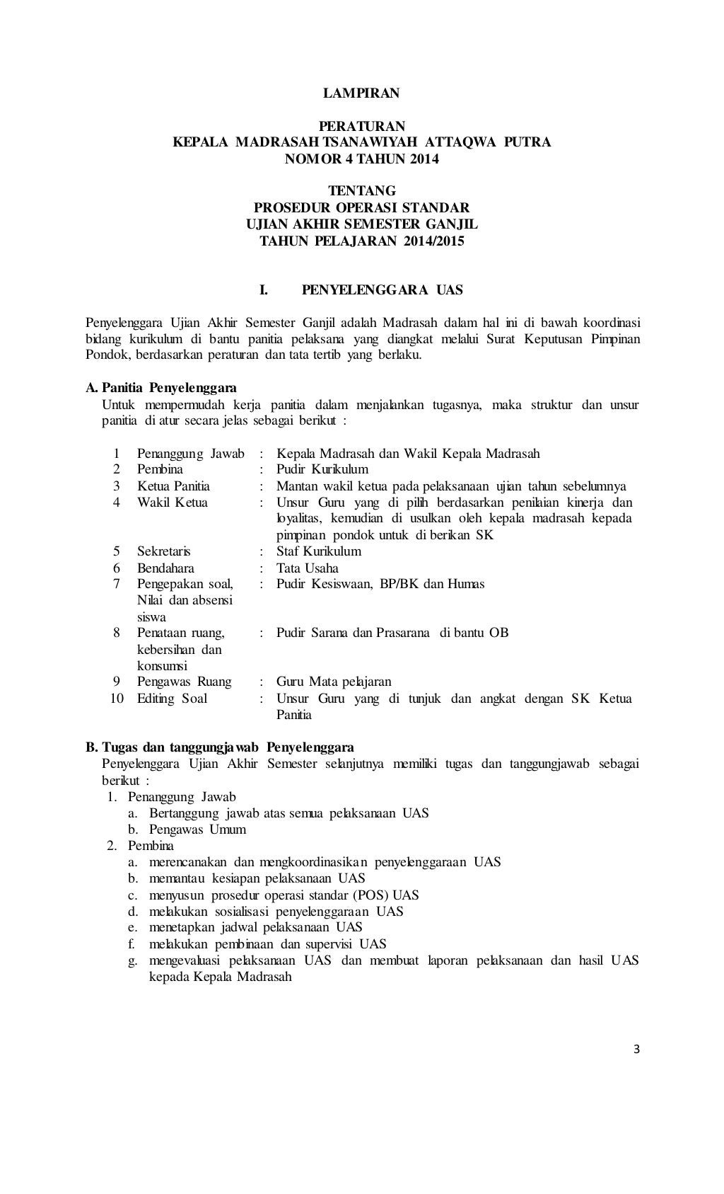 Peraturan kepala madrasah_nomor_2_tahun_2014_tentang_uas