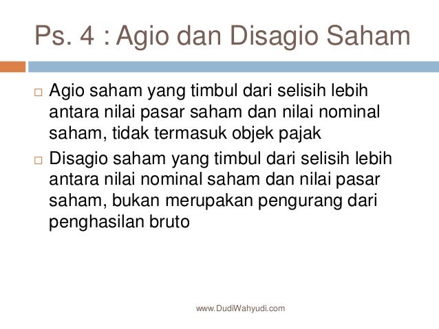 34 Apa Itu Agio Saham Info Dana Tunai