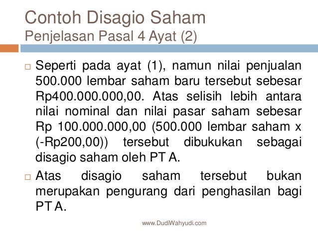 Opsi nilai nominal saham