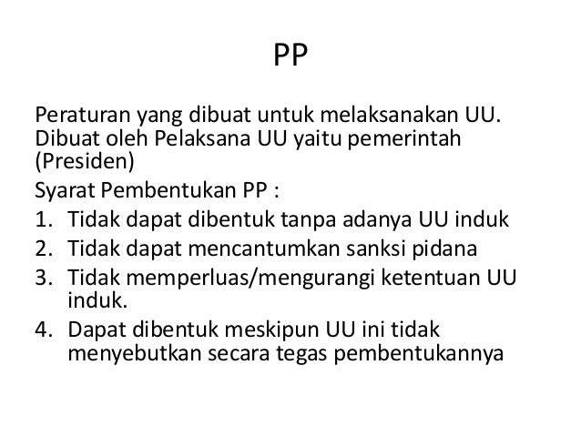 Peraturan perundang-undangan