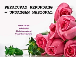 Peraturan perundang slide