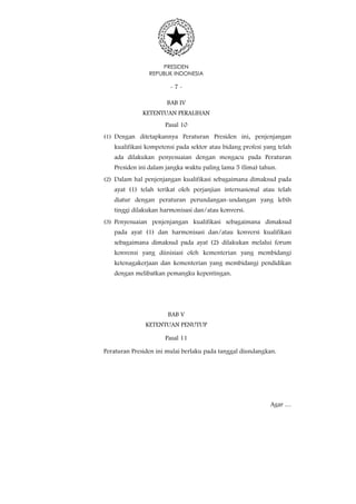 Peraturan Presiden Nomor 8 Tahun 2012 Pdf