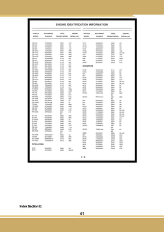 41
Index Section E:
 
