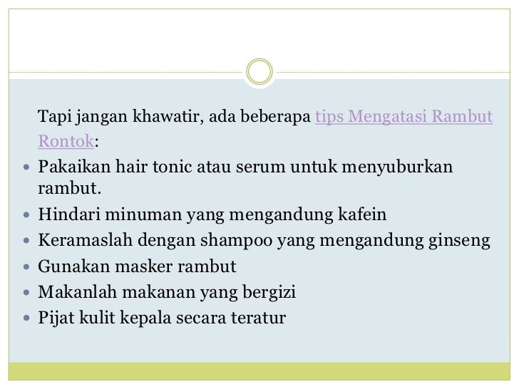 Perawatan rambut alami Perawatan rambut alami