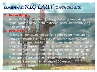 Jenis Rig PERAWATAN RIG OFFSHORE SADASFKJK DFDSKOIURN | PPTX