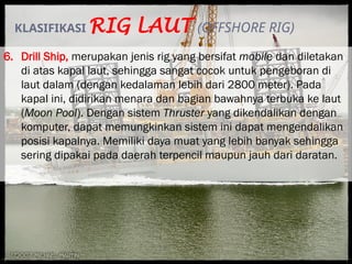 Jenis Rig PERAWATAN RIG OFFSHORE SADASFKJK DFDSKOIURN | PPTX