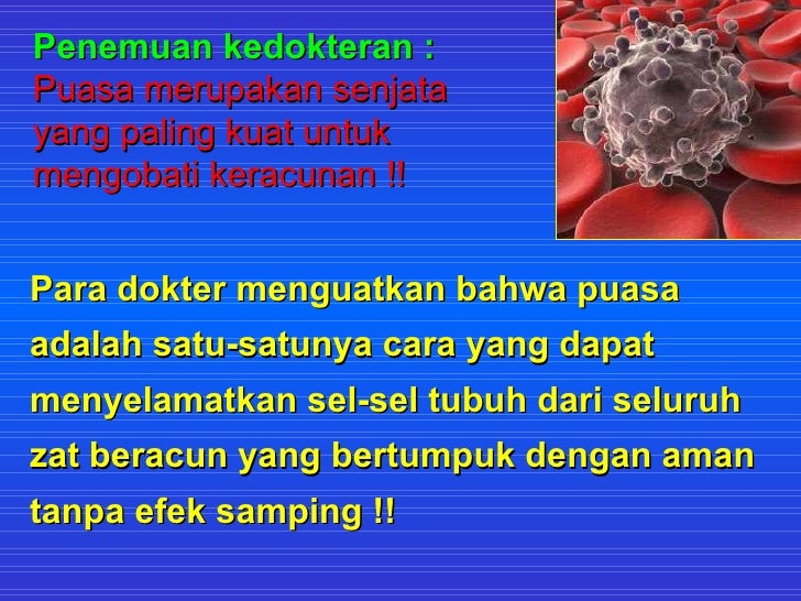 Perbaharui hidupmu dengan puasa