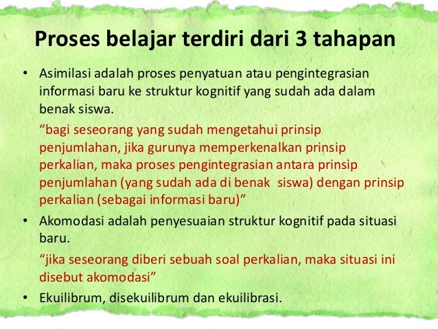 Contoh Asimilasi Jean Piaget - Simak Gambar Berikut