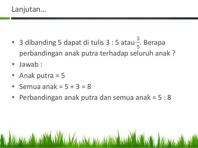 Perbandingan dan skala