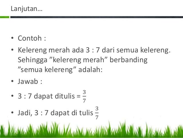 Perbandingan dan skala