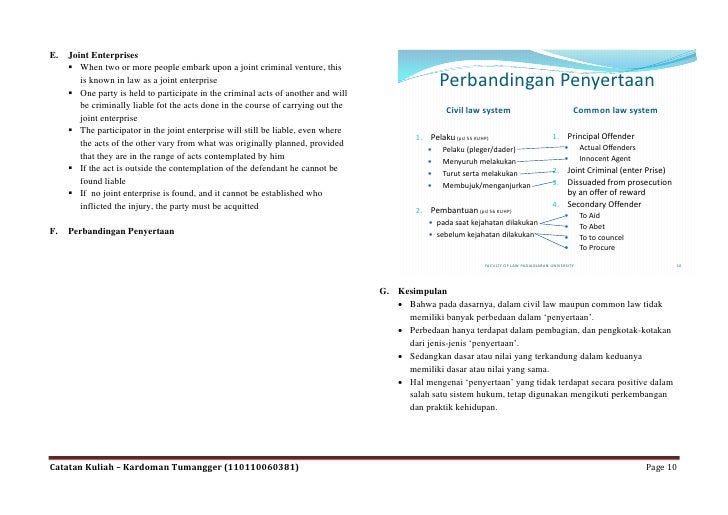 Perbandingan Hukum Pidana