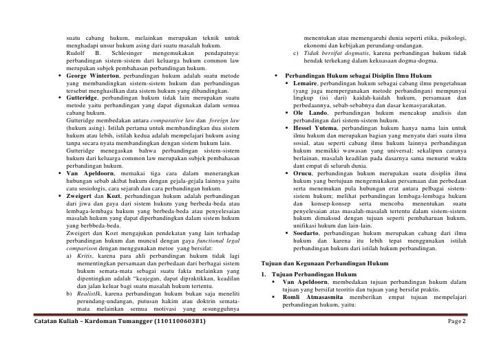 Perbandingan Hukum Pidana