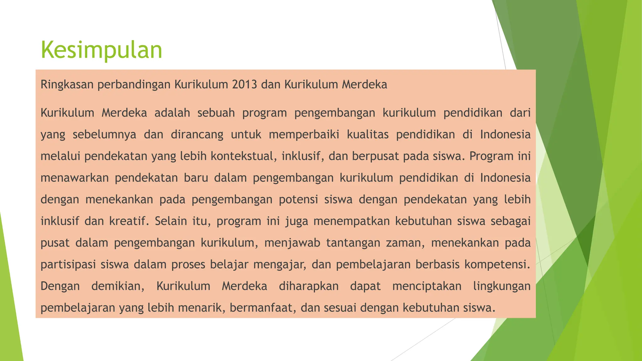 Perbandingan kurikulum 2013 dan kurikulum merdeka implementasi pptx