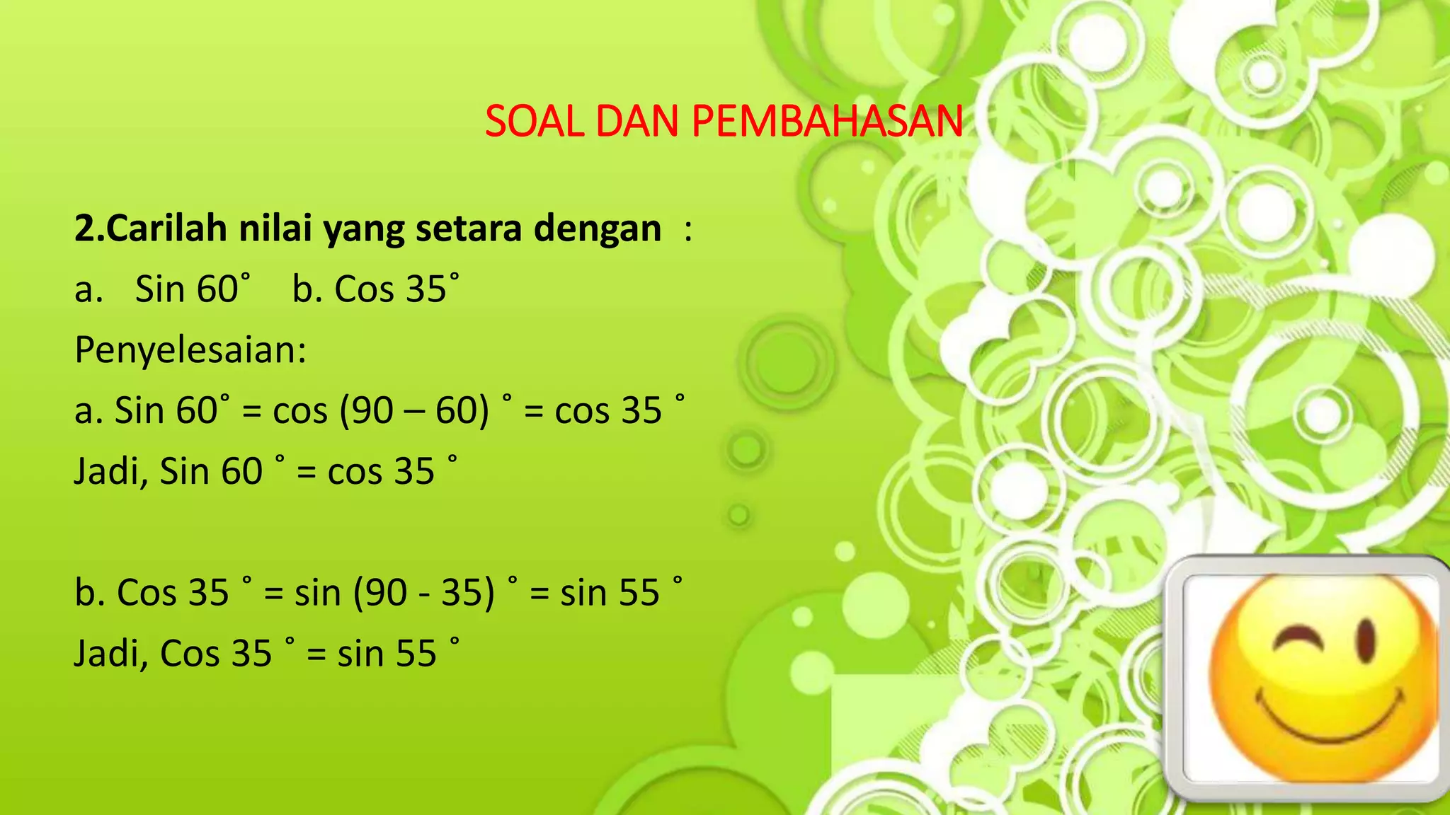 Perbandingan trigonometri rukmana puspita dewi | PPTX