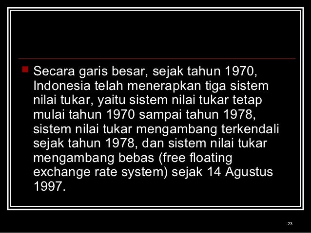 Pengertian forex rate