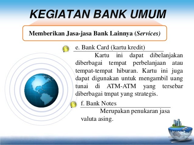 jaminan surat barang garansi umum kegiatannya bank dan