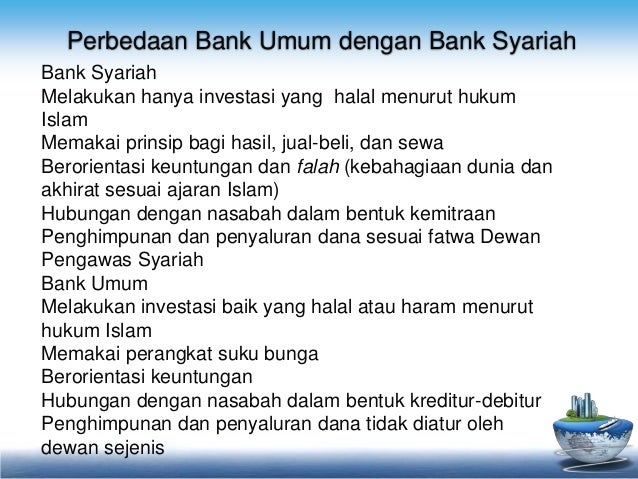 bank umum dan kegiatannya