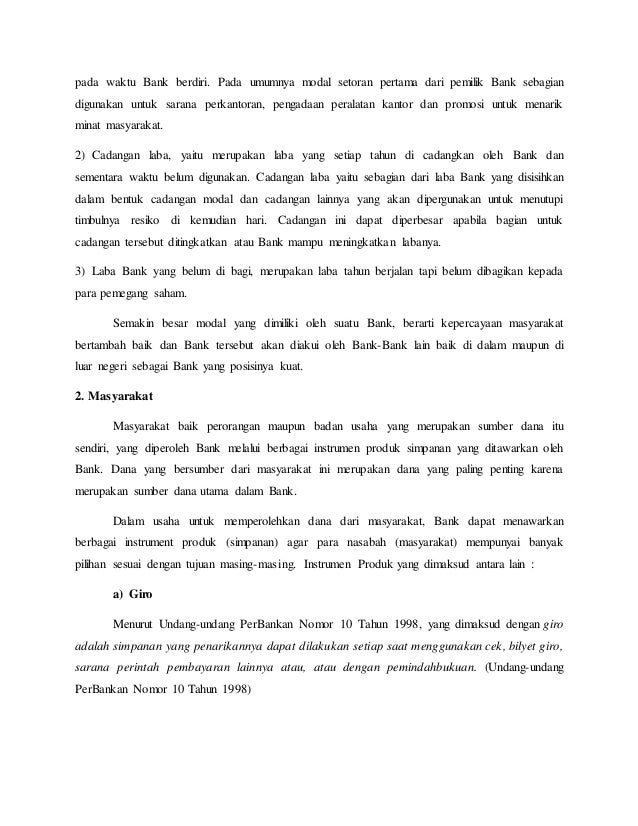 Simpanan Uang Di Bank Dapat Berbentuk Seputar Bentuk