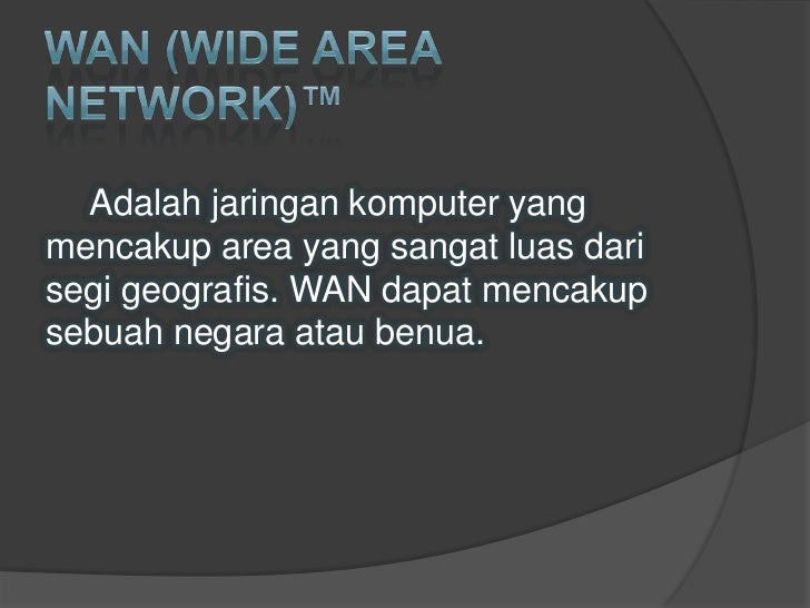 Perbedaan antara lan™ dan wan™