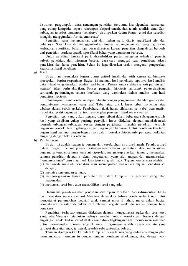 Perbedaan artikel penelitian dan non penelitian