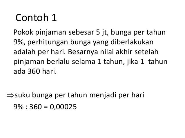 Perbedaan bunga tunggal dan bunga majemuk