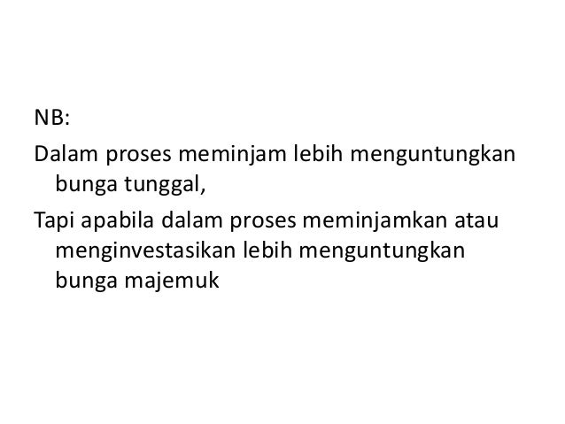 Perbedaan bunga tunggal dan bunga majemuk