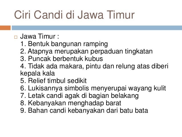 Perbedaan Candi Jawa Tengah Dan Jawa Timur