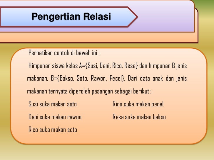Perbedaan fungsi dan relasi
