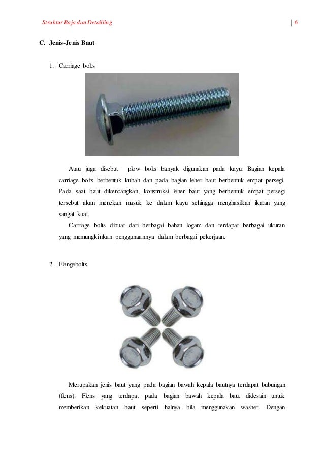 Perbedaan menggunakan sambungan_baut_dan