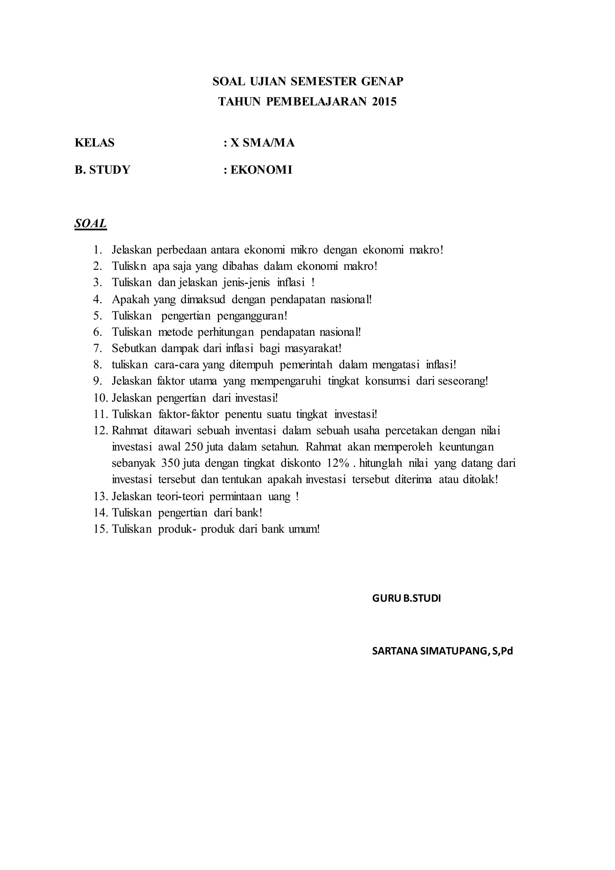 Perbedaan mikro makro | PDF