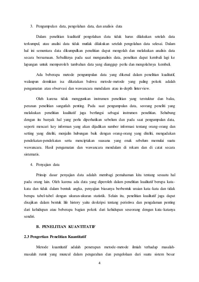 Perbedaan Penelitian Kualitatif Dengan Penelitian Kuantitatif