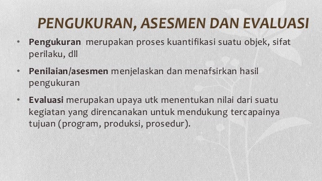Perbedaan Evaluasi Dan Penilaian