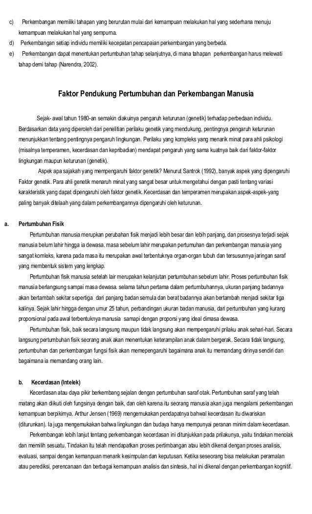 Perbedaan Pertumbuhan Dan Perkembangan 1 Perbedaan Pertumbuhan Dan Perkembangan 1